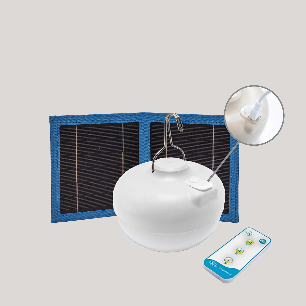 Ampoule portable à charge solaire CHERRY - Image 8
