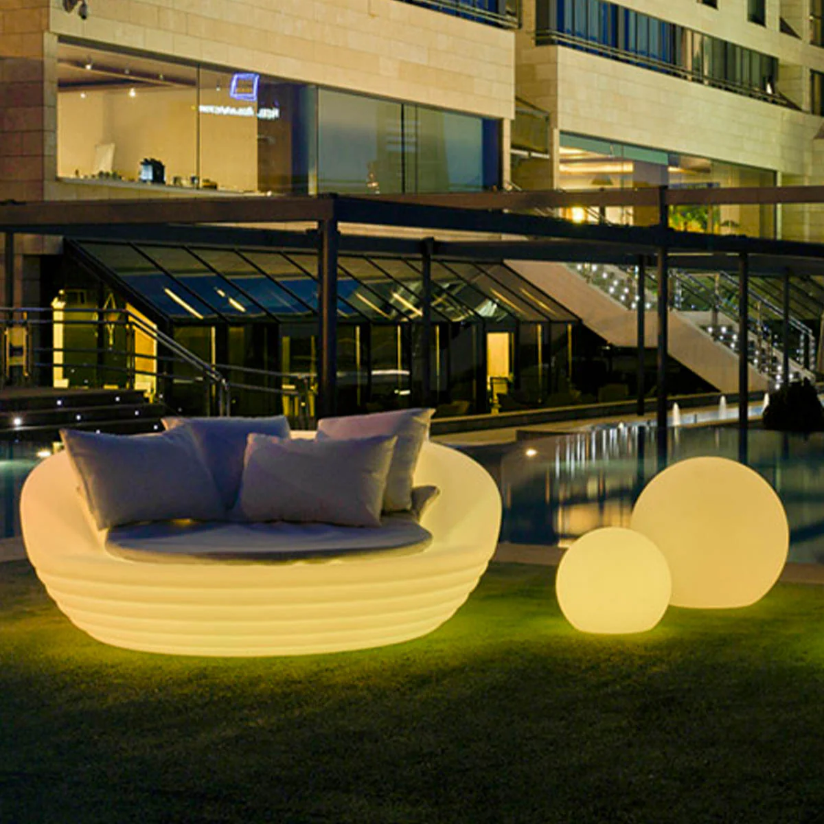 LIT DE JARDIN FORMENTERA AVEC LUMIÈRE / SANS LUMIÈRE - Image 7