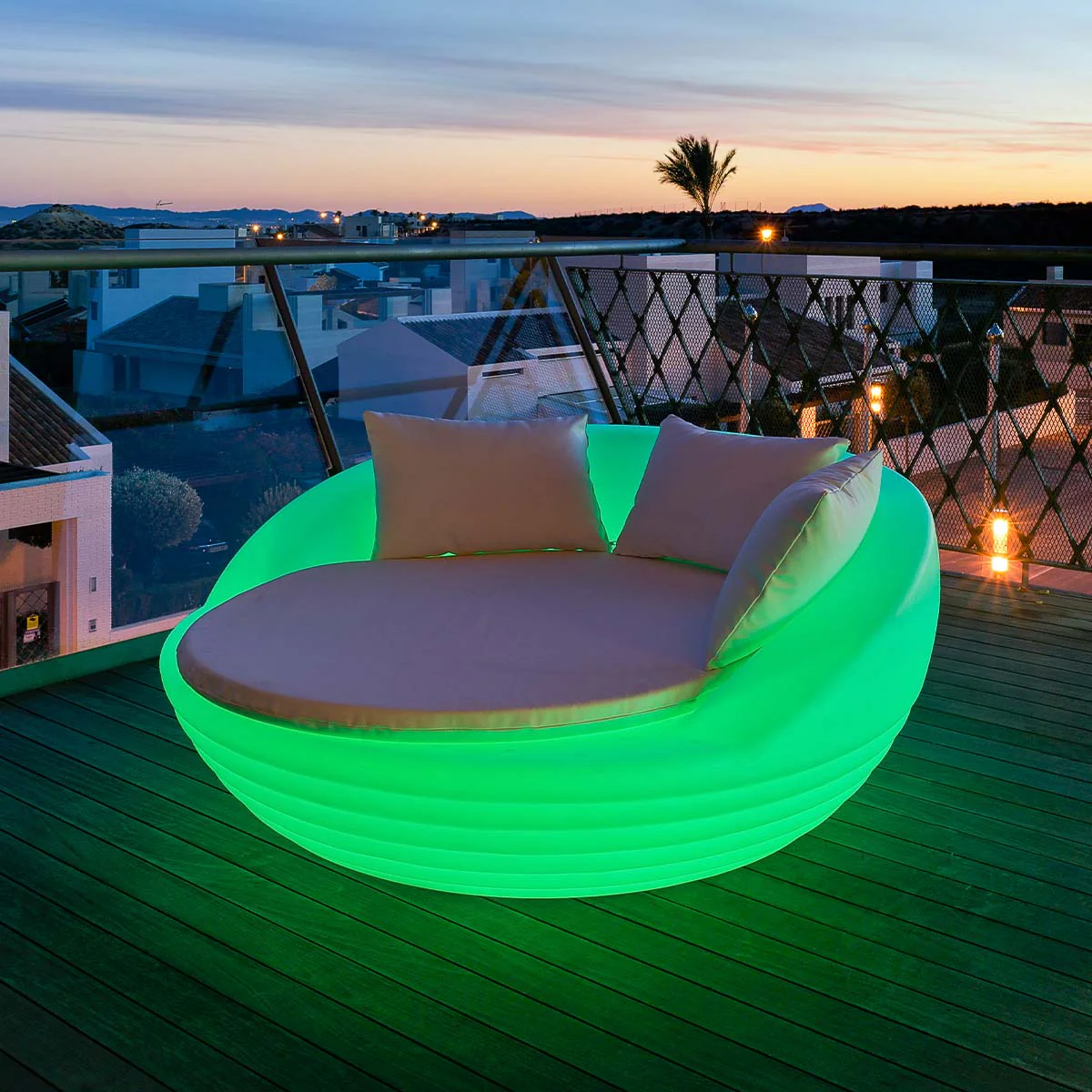 LIT DE JARDIN FORMENTERA AVEC LUMIÈRE / SANS LUMIÈRE - Image 8