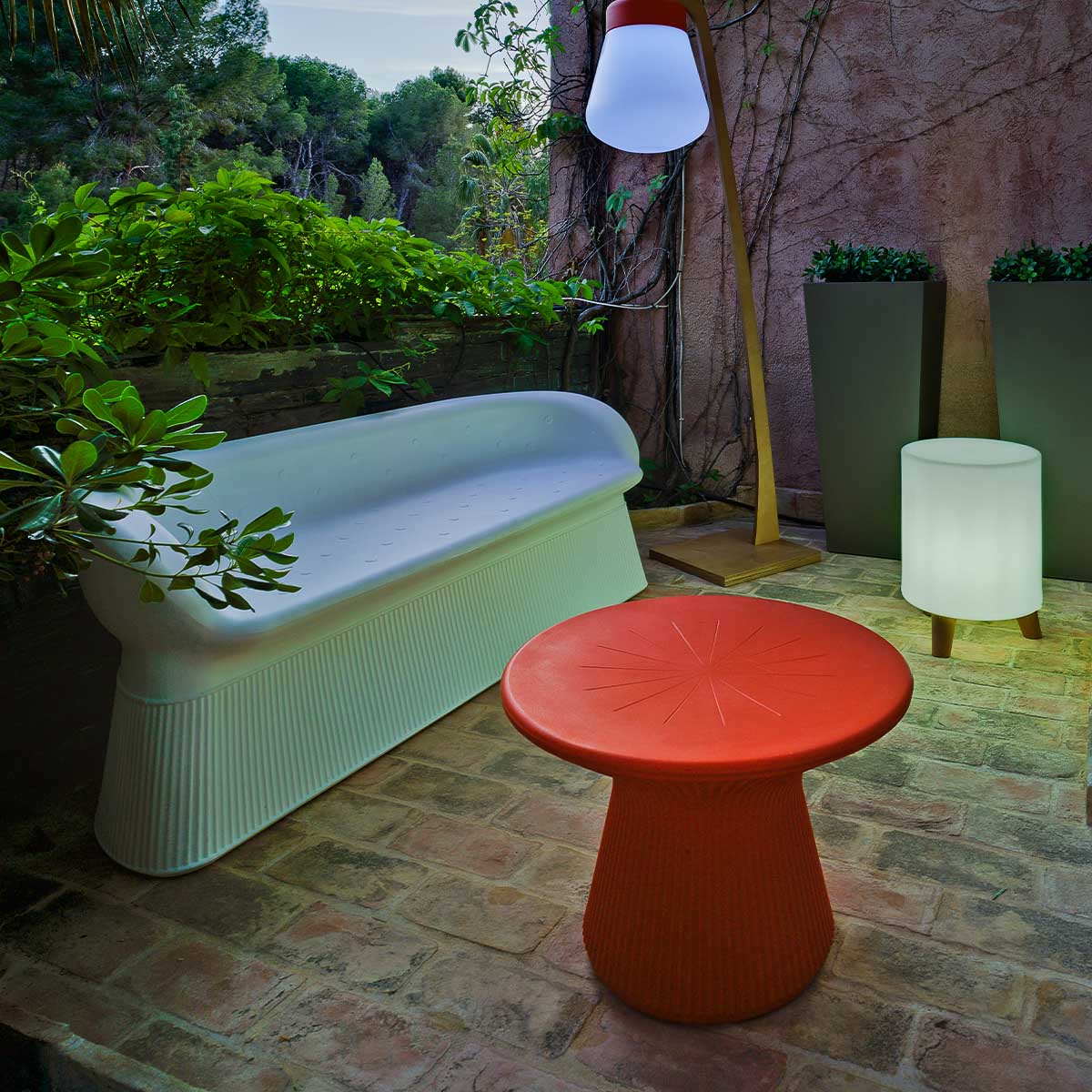 CANAPÉ MENORCA BENCH AVEC LUMIÈRE / SANS LUMIÈRE - Image 4
