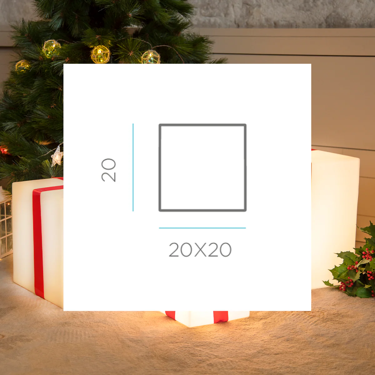 CUBE DE NOËL LUMINEUX GIFTY 20 - Image 5