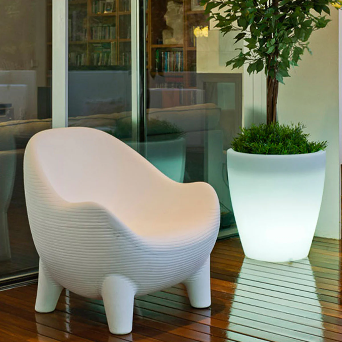 FAUTEUIL EXTÉRIEUR ARUBA AVEC LUMIÈRE / SANS LUMIÈRE - Image 4