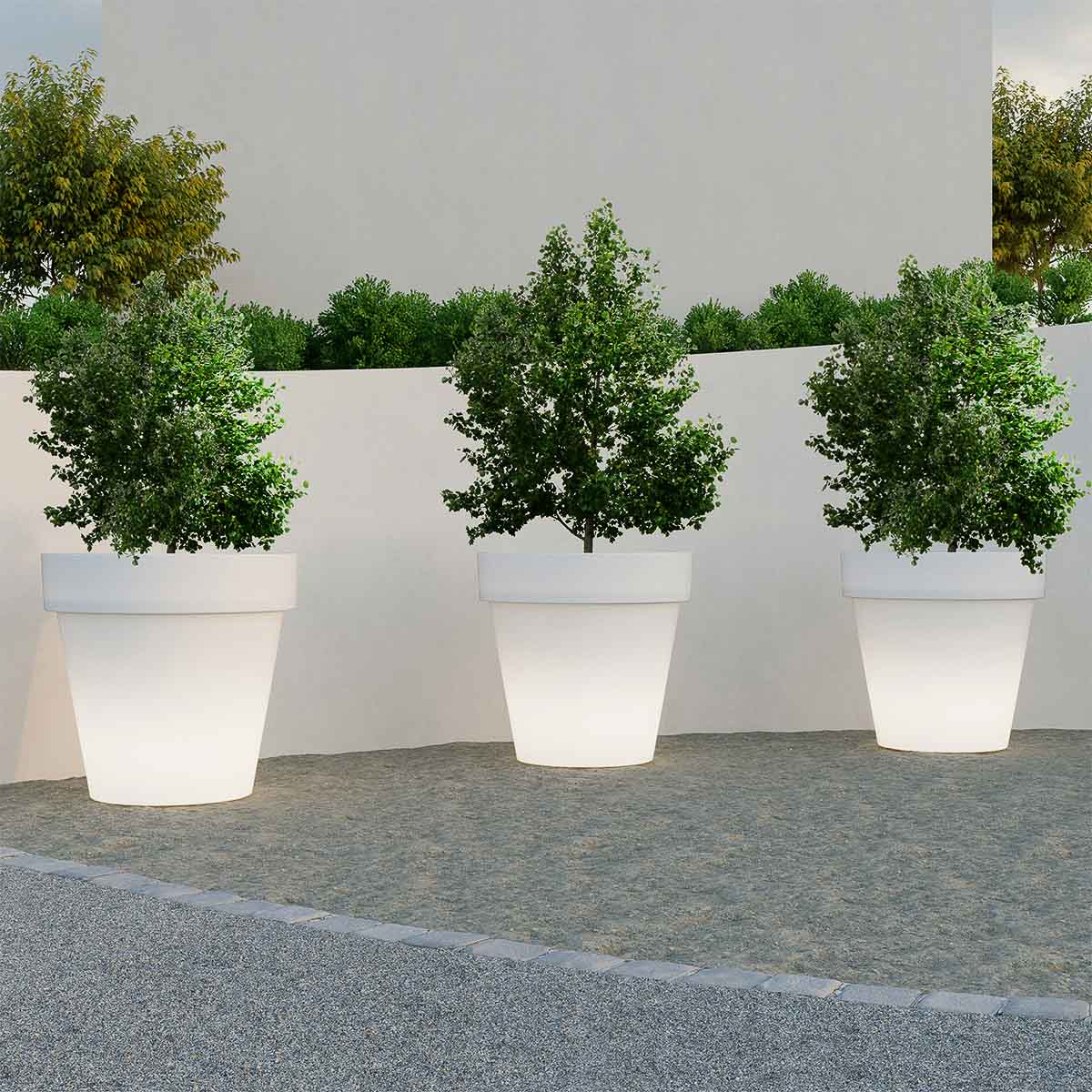 GRAND POT MAGNOLIA 80 AVEC LUMIÈRE