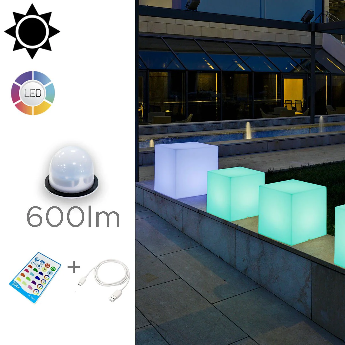 KIT SOLAIRE (MODULE+TÉLÉCOMMANDE+CHARGEUR)