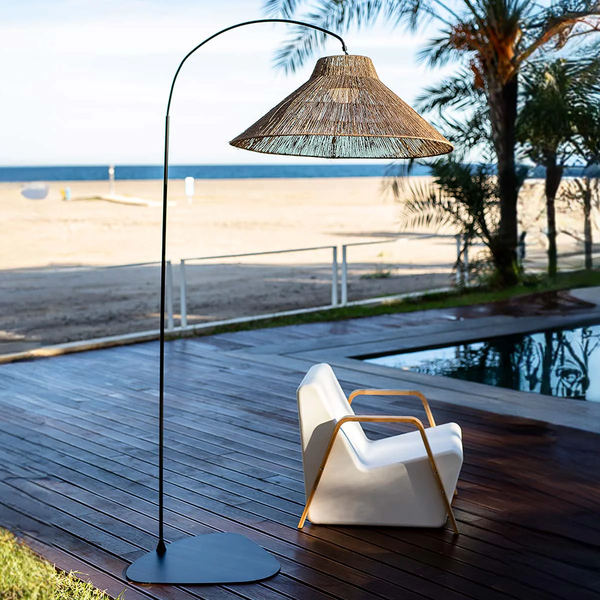 LAMPADAIRE À ARC SANS FIL NIZA 230