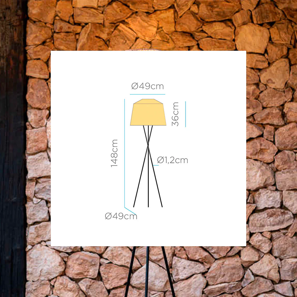 LAMPADAIRE SANS FIL AMALFI - Image 5