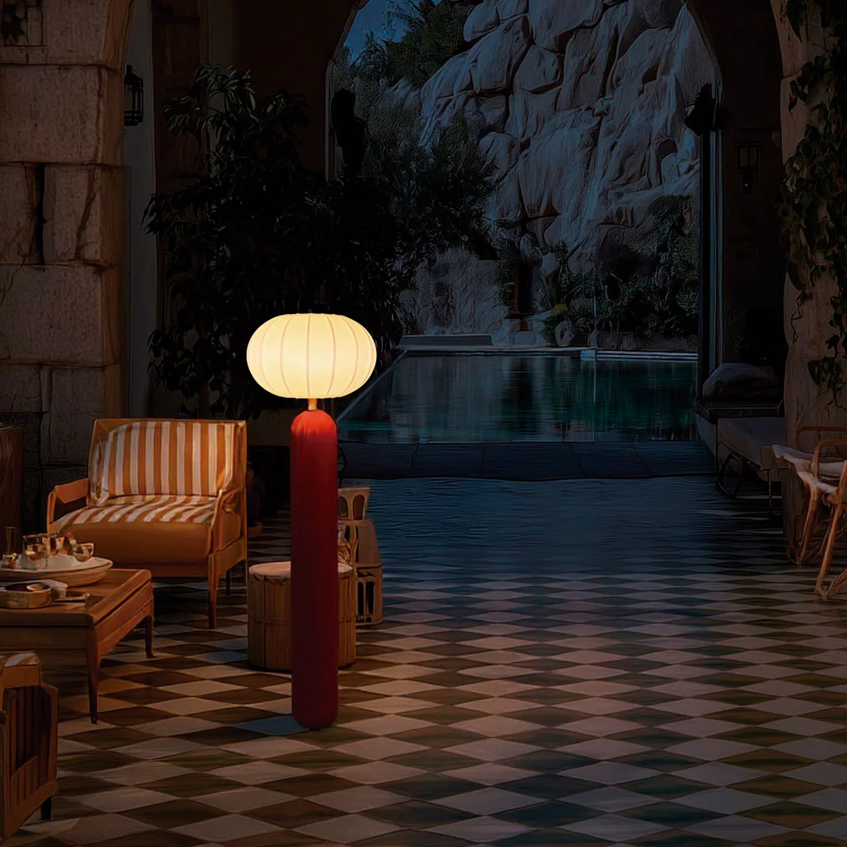 LAMPADAIRE SOLAIRE RACHEL 145 - Image 2