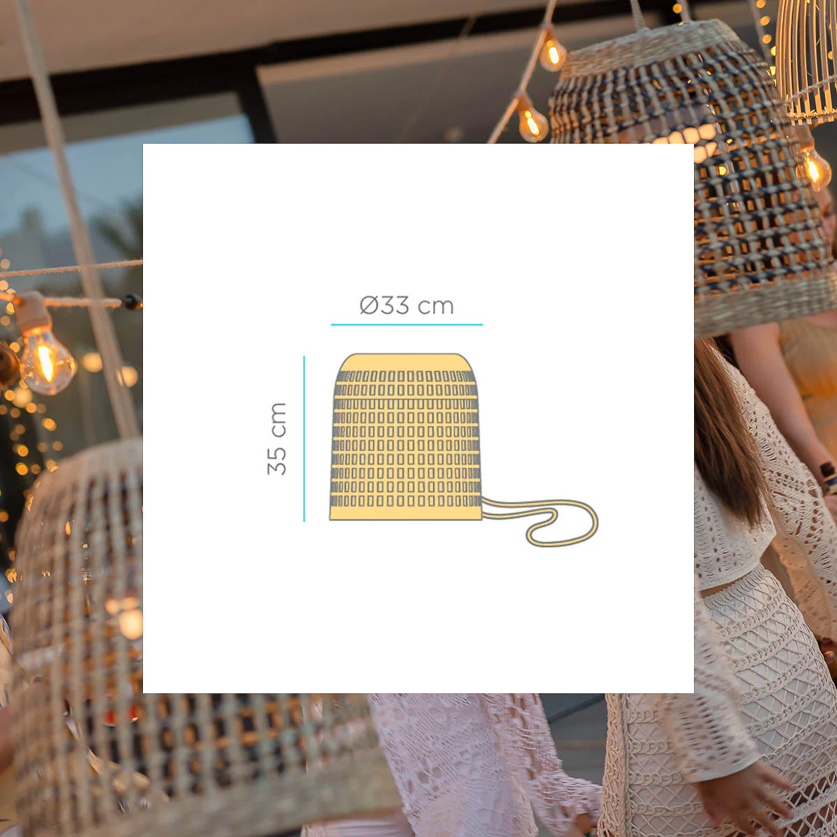 LAMPE SUSPENSION SANS FIL POSITANO - Image 8