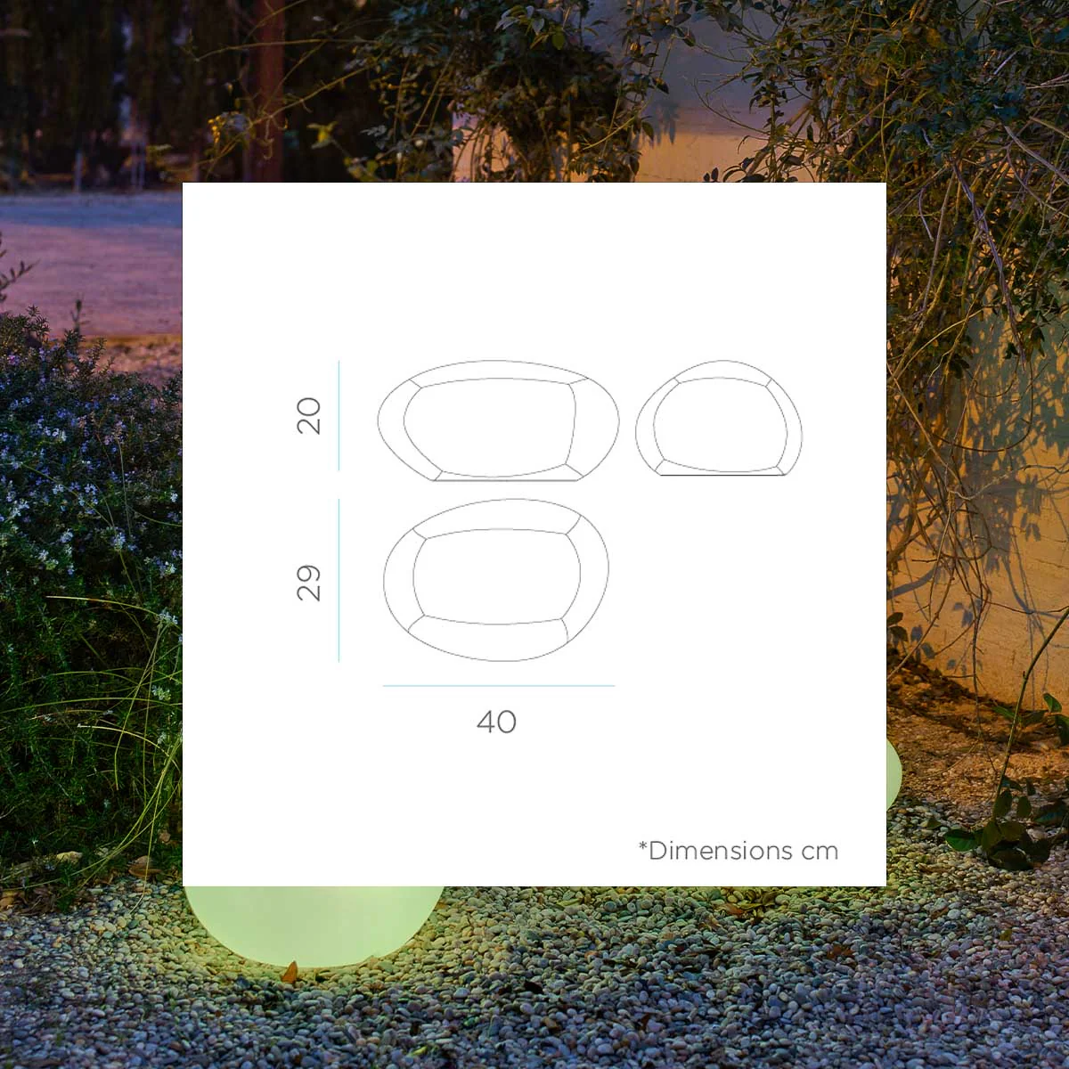 LAMPE D'EXTERIEUR LUMINEUX SOLAIRE PETRA 40 AUTOMATIQUE - Image 5