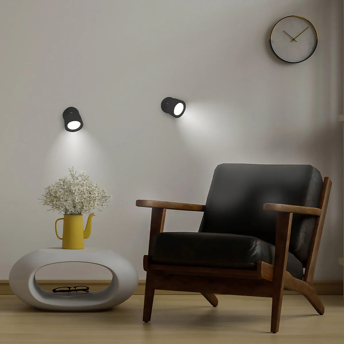 Lampe murale rond à batterie pour l'intérieur ROLL 8 - Image 8