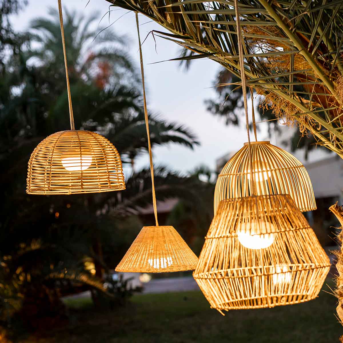LAMPE SUSPENSION SANS FIL BOSSA NATURE - Image 5