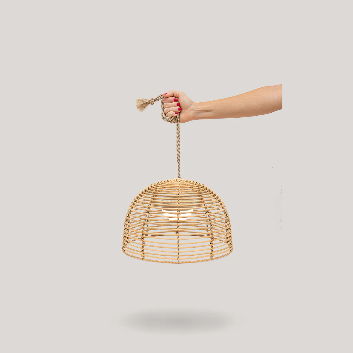 LAMPE SUSPENSION SANS FIL BOSSA NATURE - Image 7