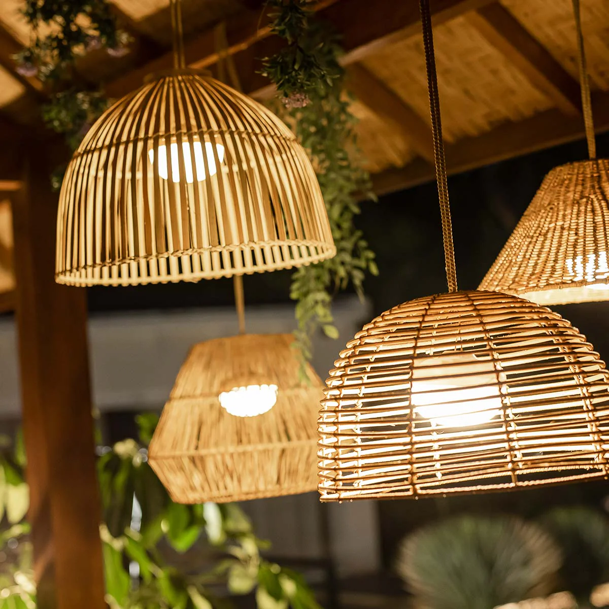 LAMPE SUSPENSION SANS FIL REONA NATURE - Image 3