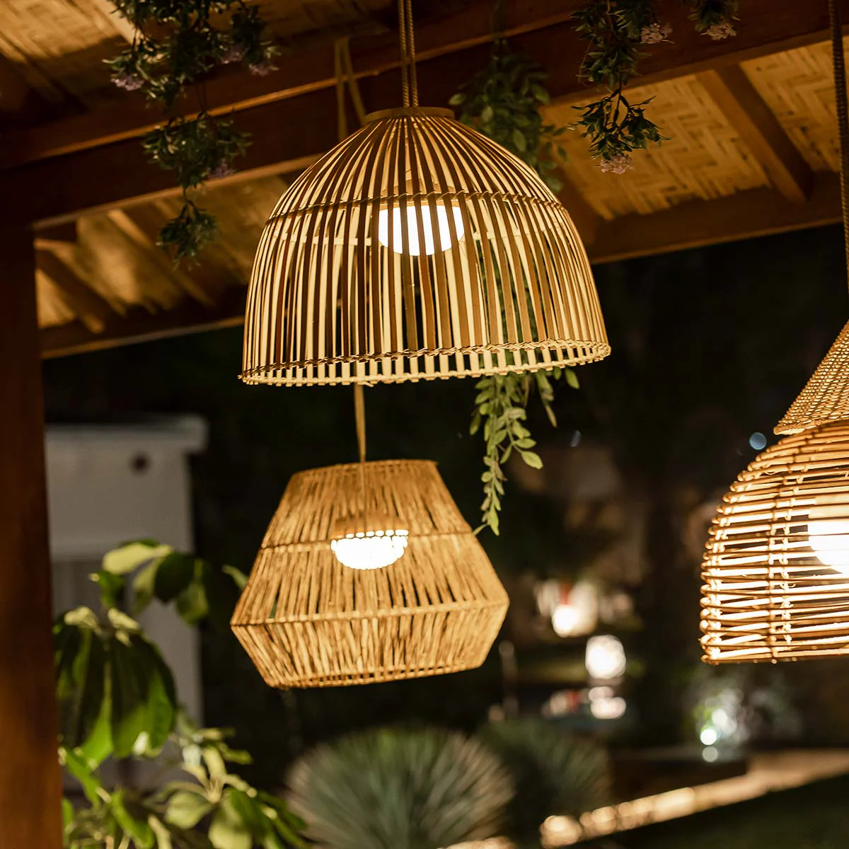 LAMPE SUSPENSION SANS FIL REONA NATURE - Image 6