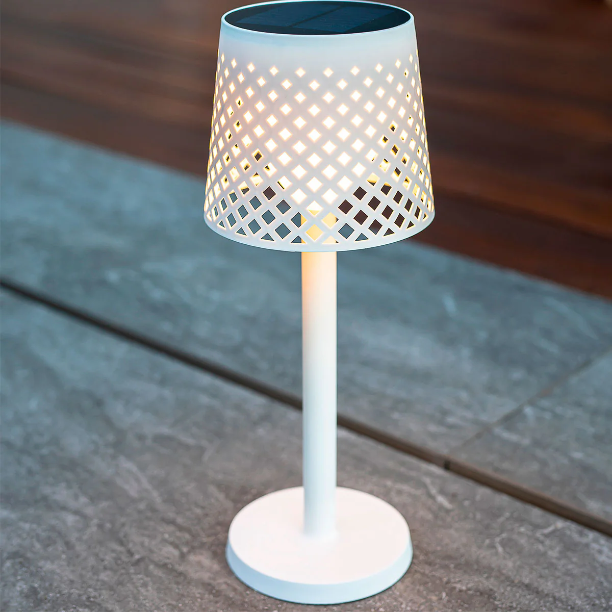 LAMPE SOLAIRE GRETA (LAMPE MULTIFONCTION) - BLANC - Image 4