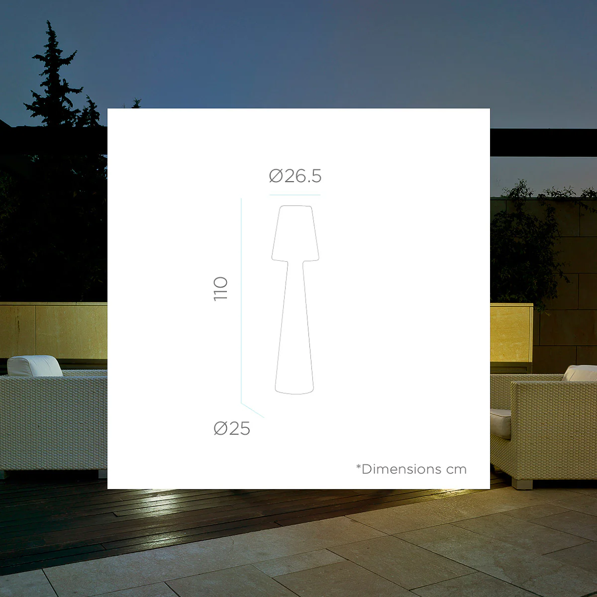 LAMPADAIRE LOLA 110 - Image 10