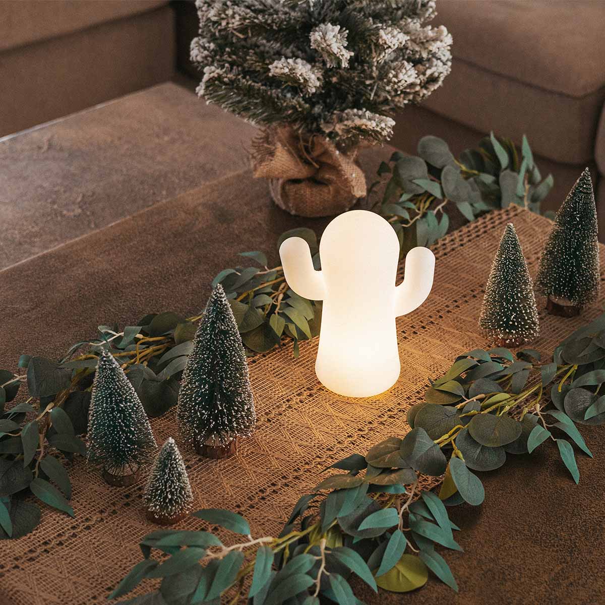 LAMPES DE TABLE NOËL PANCHITO BLANC TRANSLUCIDE - Image 3