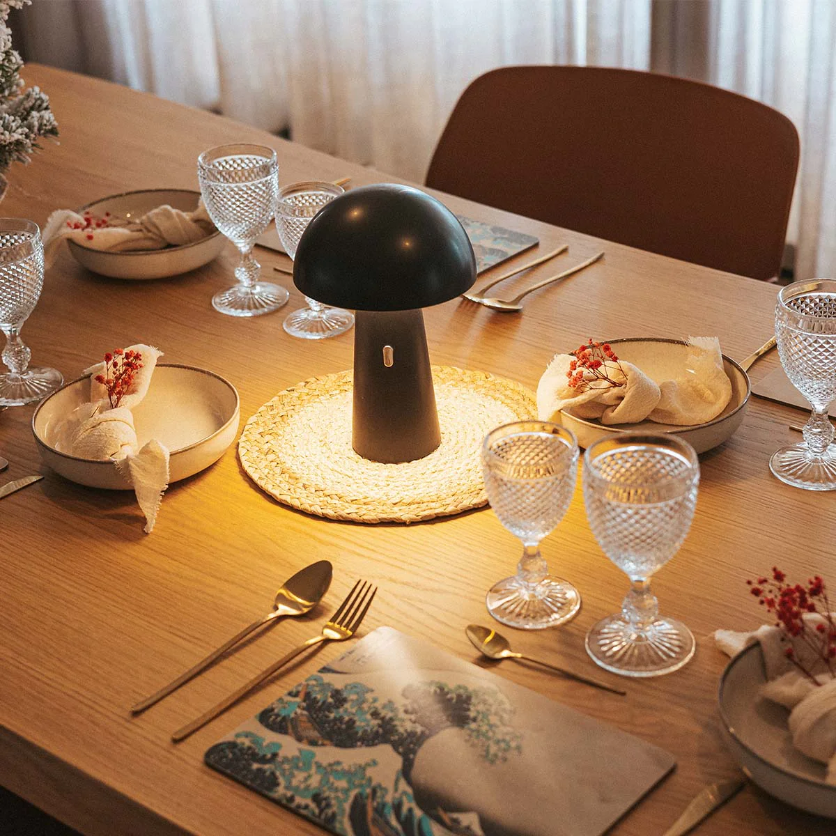 LAMPES DE TABLE NOËL SHITAKE - Image 6