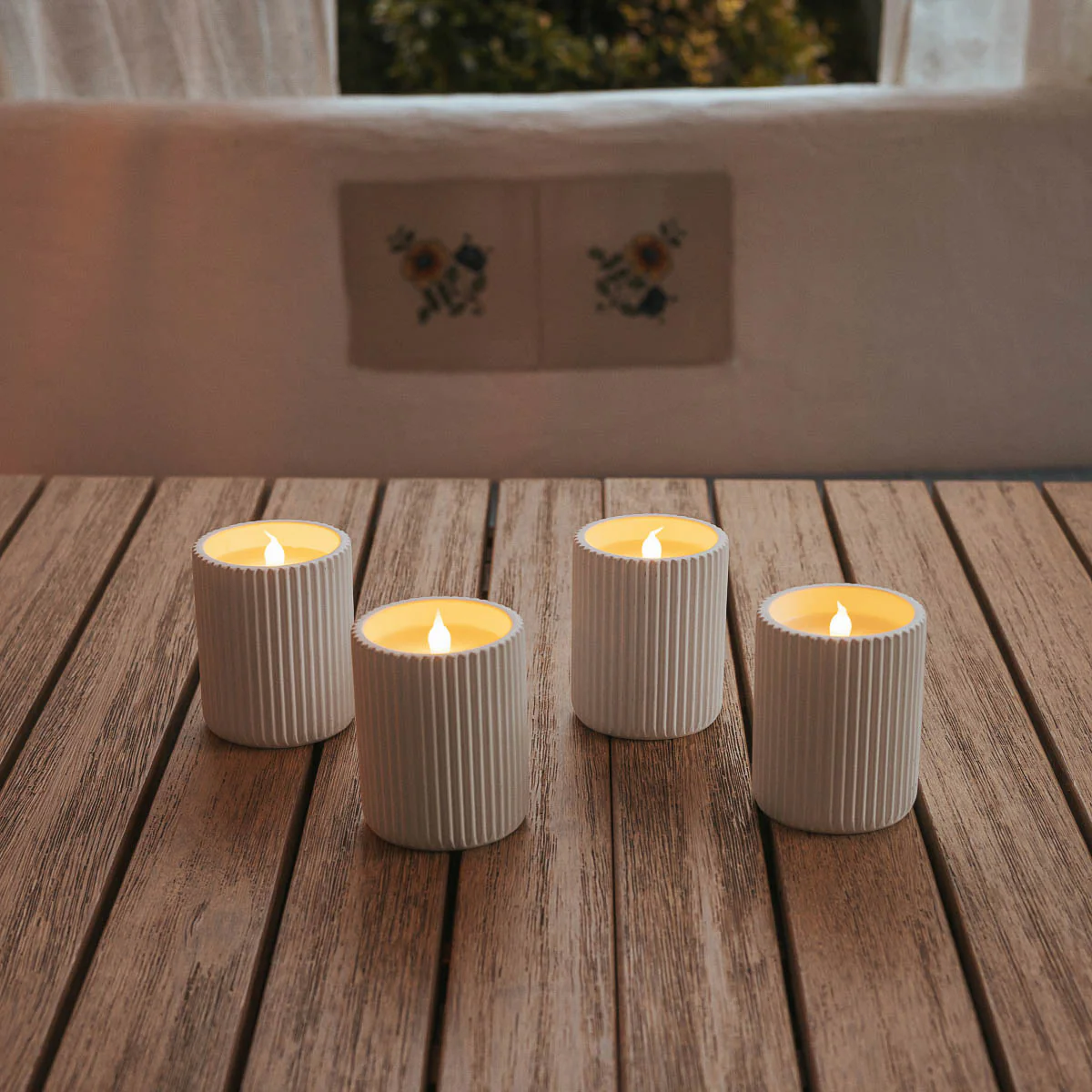LAMPES EN FORME DE BOUGIE DOLO CERAMIC (Pack 2 unités) - Image 5