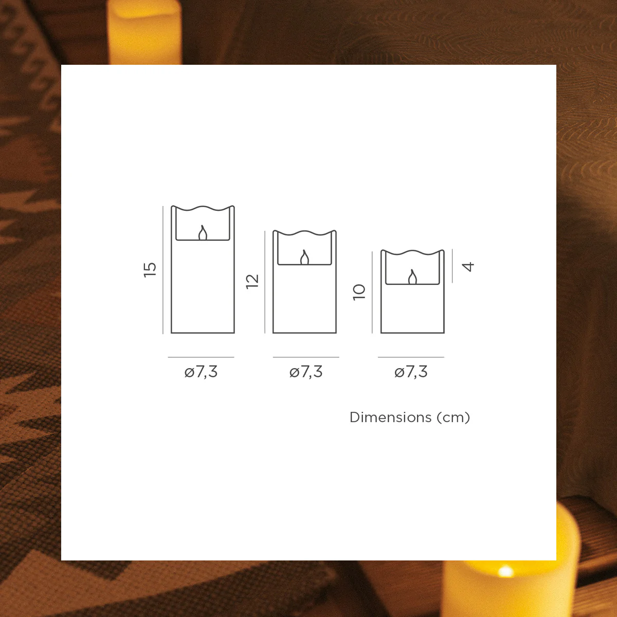 LAMPES EN FORME DE BOUGIE DOLO PACK 3 - Image 9