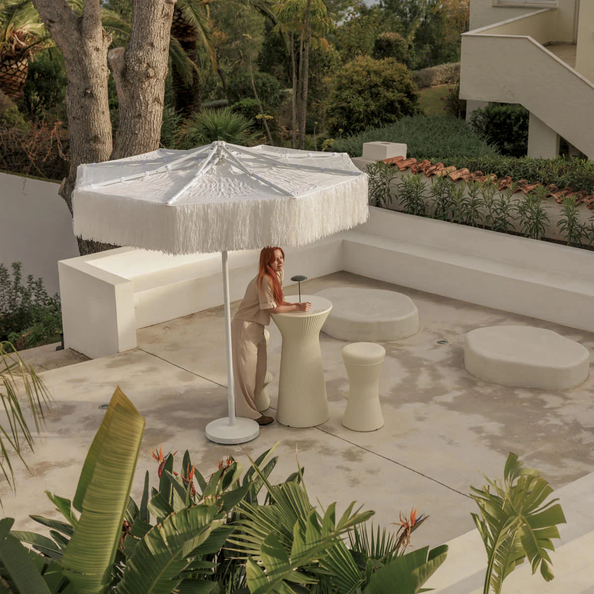 Parasol design PORTOFINO ø250 cm - Image 6