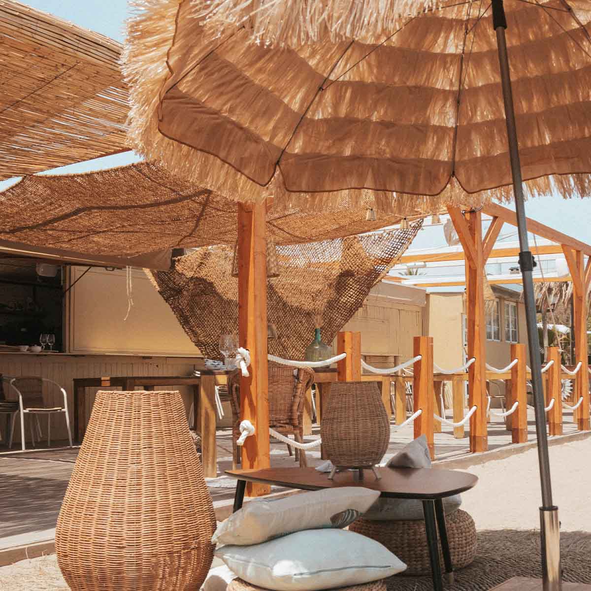 Parasol extérieur en acier ø220 x 230cm - Image 3
