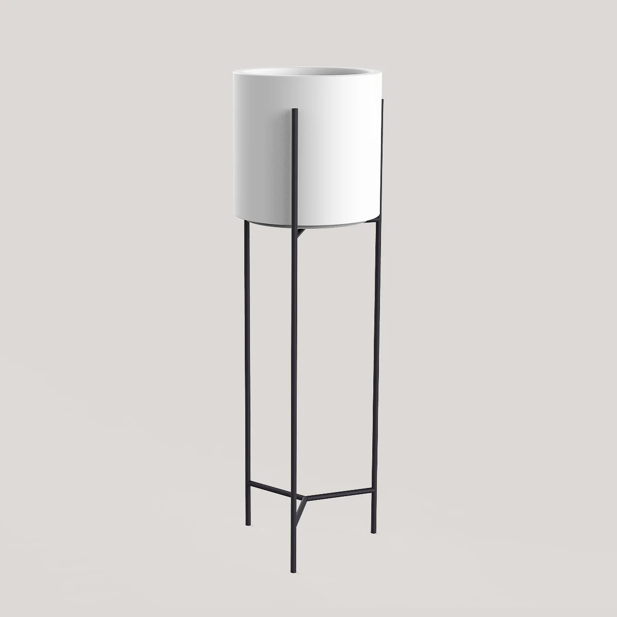 PORTE PLANTE LIFT + HORTENSIA 30 BLANC - Image 4