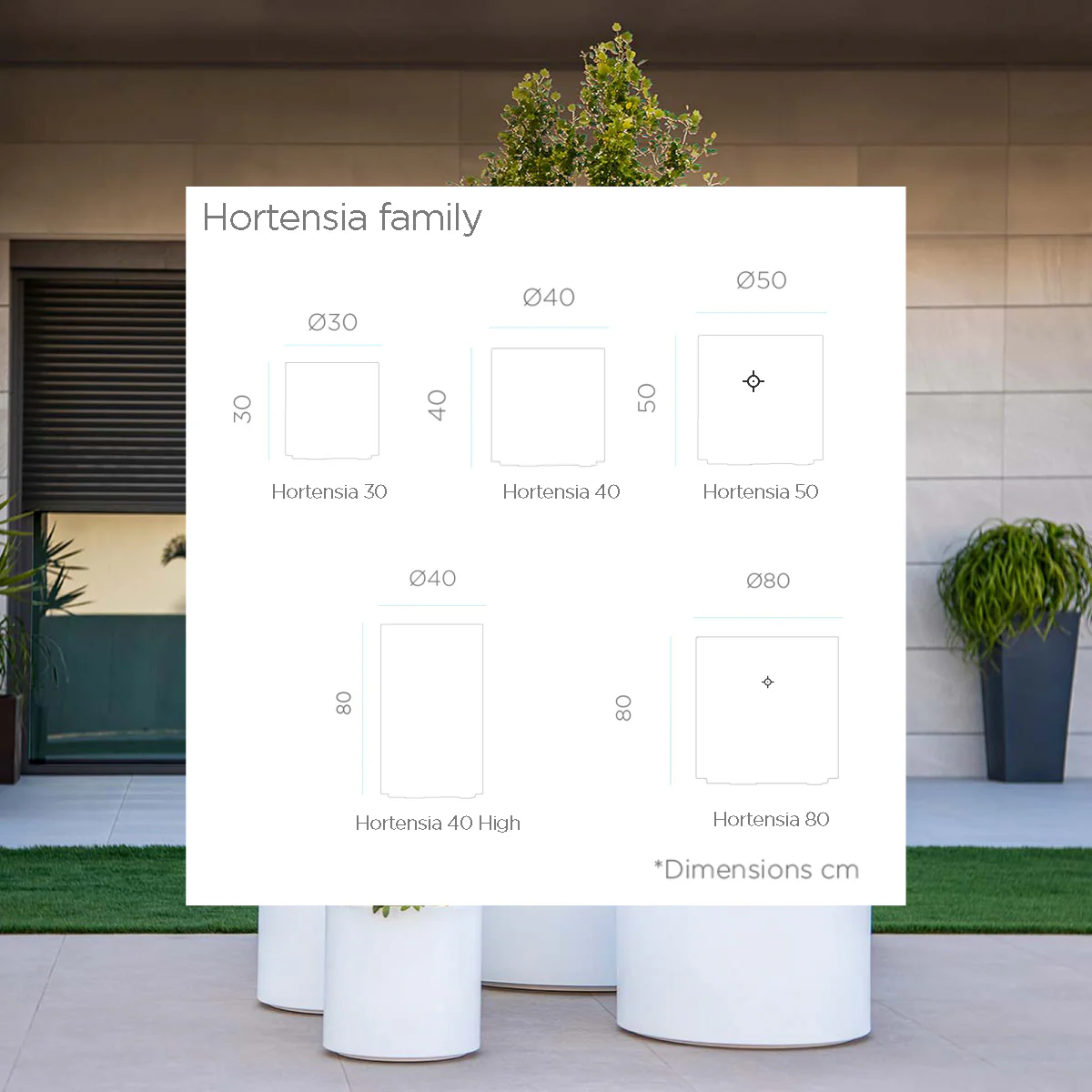 POT DE FLEURS HORTENSIA 40 HIGH - Image 12