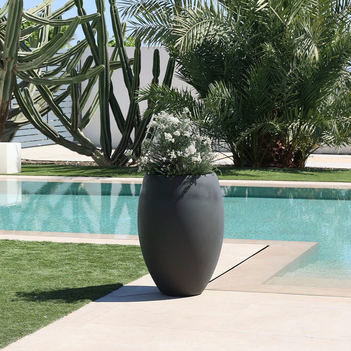 POT DE FLEURS ROND ALOE 45
