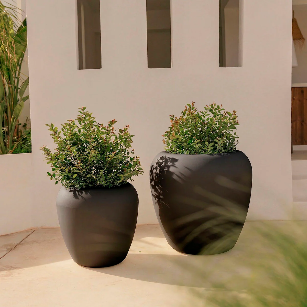POT DE FLEURS ROND ARECA 60 - Image 10