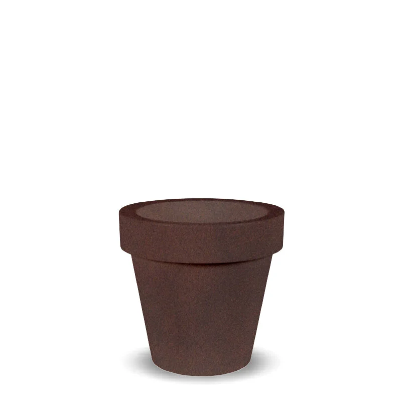 POT DE FLEURS ROND MAGNOLIA 30 NOIR - Image 6