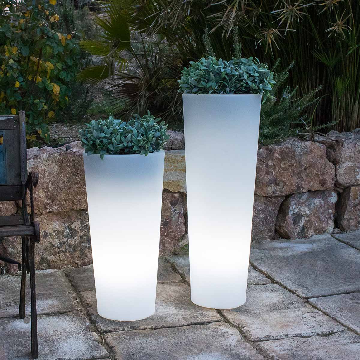 POT DE FLEURS HAUT FICUS 80 AVEC LUMIÈRE - Image 4