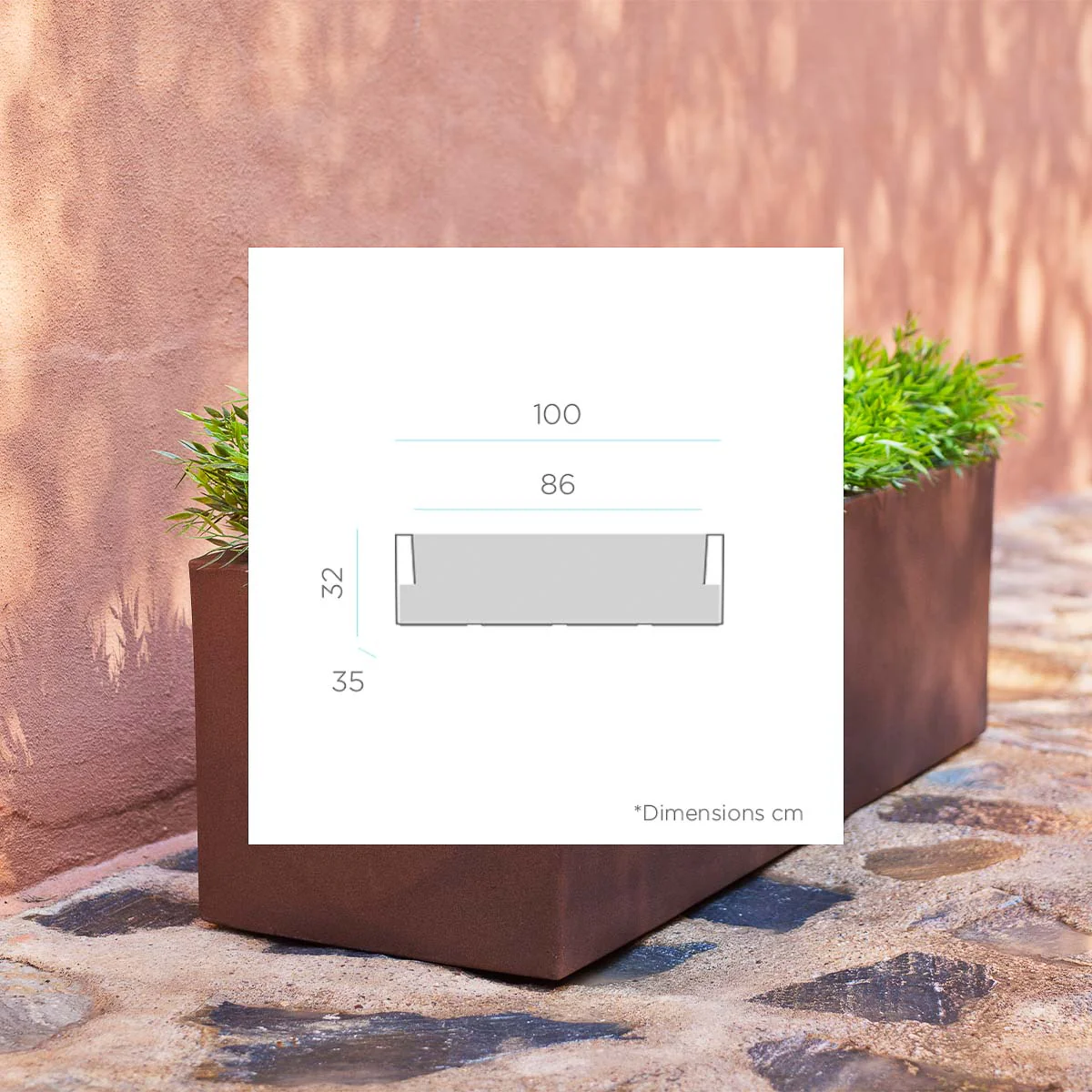 JARDINIÈRE JARA 100x40 - Image 9