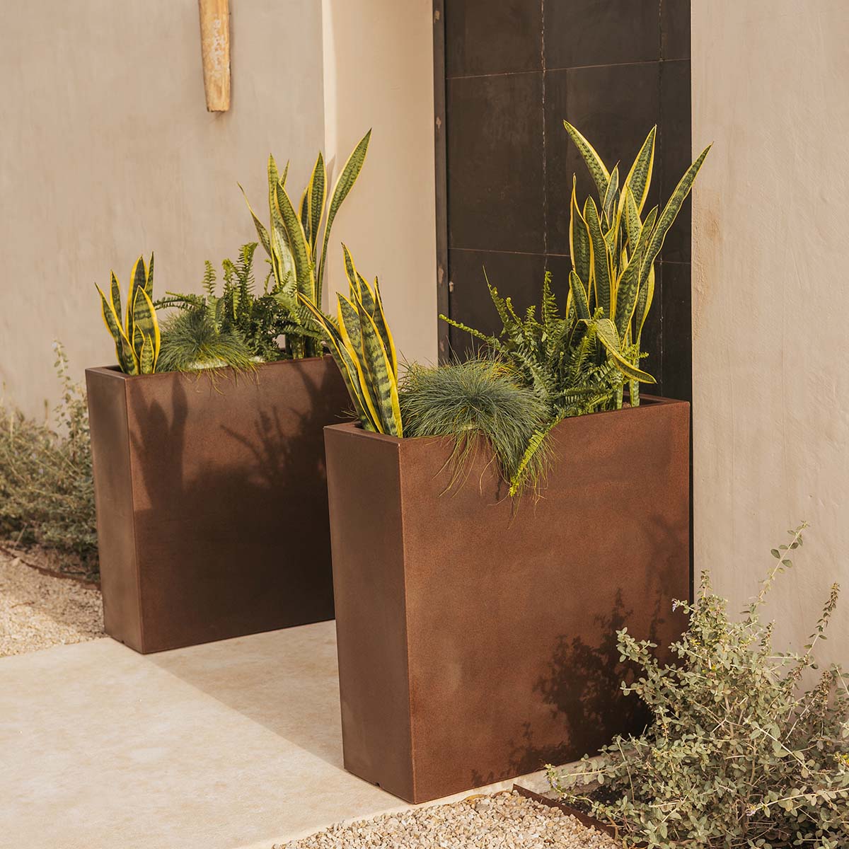 JARDINIÈRE HAUTE RECTANGULAIRE JUNCO 80 - Image 4