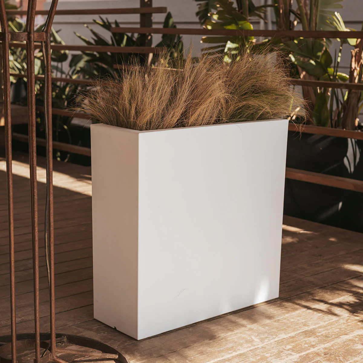 JARDINIÈRE HAUTE RECTANGULAIRE JUNCO 80 - Image 9
