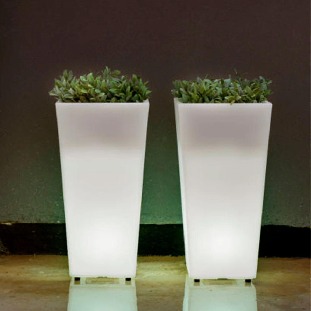POT DE FLEURS MELISA 30 AVEC LUMIÈRE