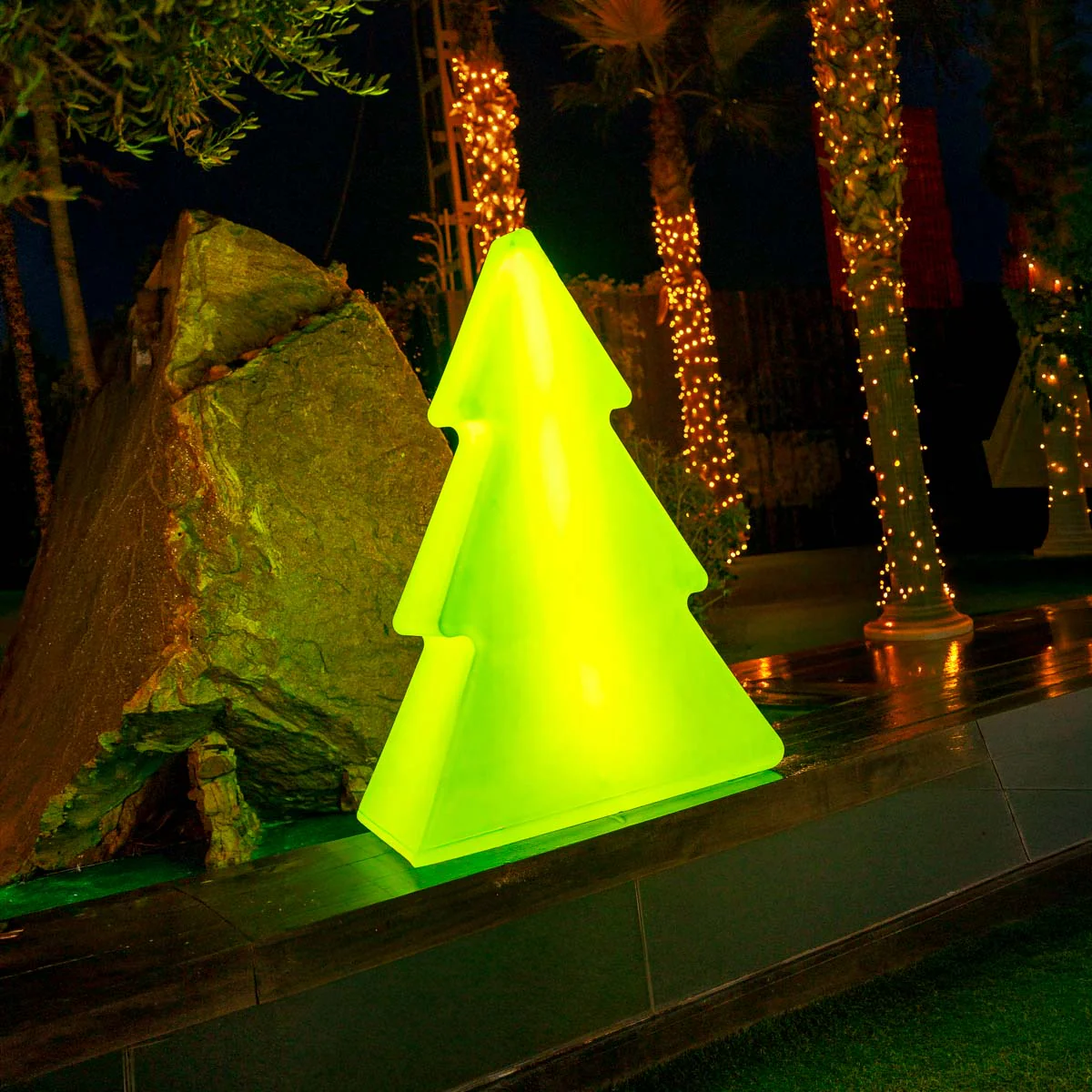 SAPIN DE NÖEL PINUS 160 VERT AVEC LUMIÈRE - Image 3