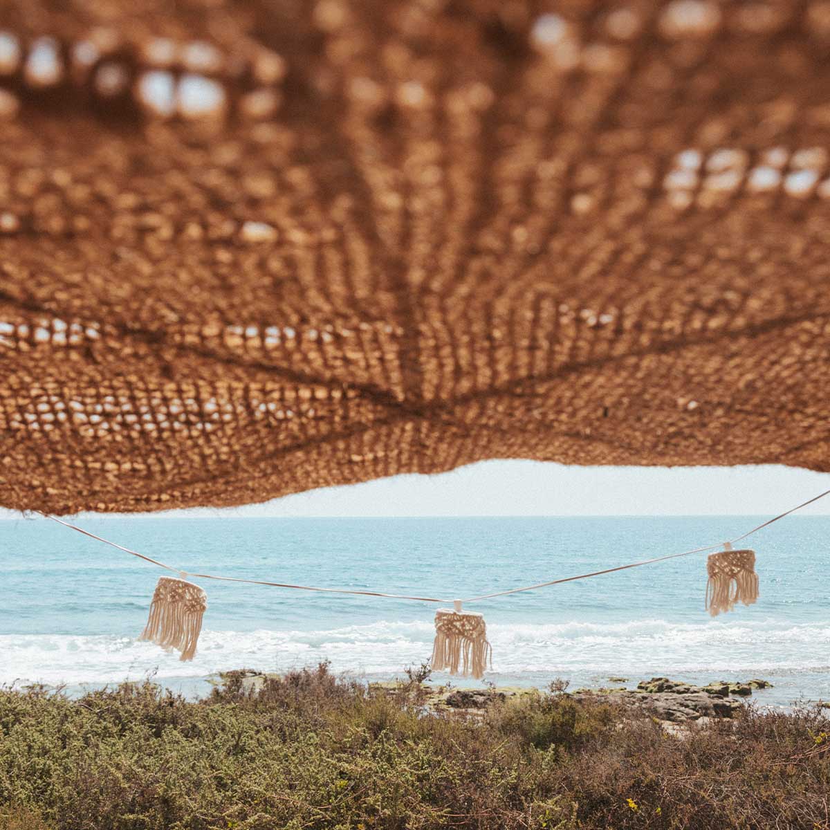 Voile d'ombrage TURQUETA (ombrière en fibre de coco) - Image 3